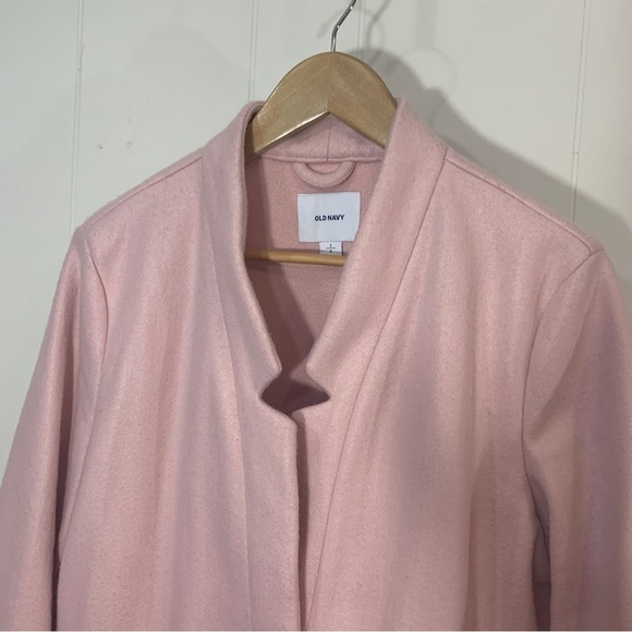 𝅺old Navy Light Pink Soft Pea Coat Large - Picture 2 of 5